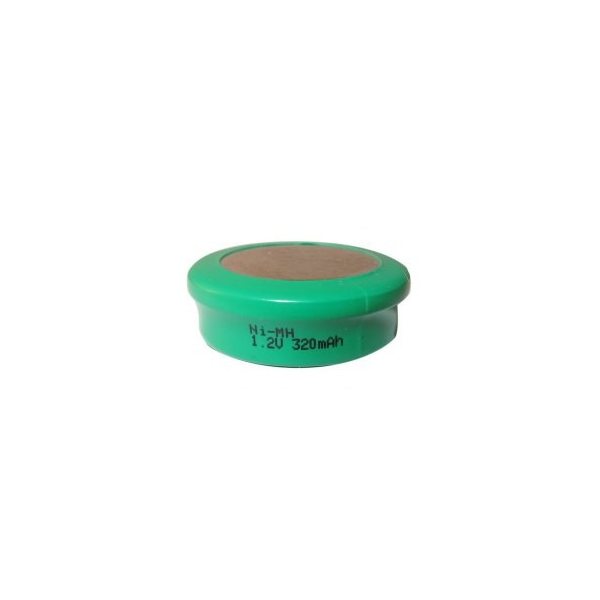 NiMH button cell battery 320 mAh - 1,2V - Evergreen