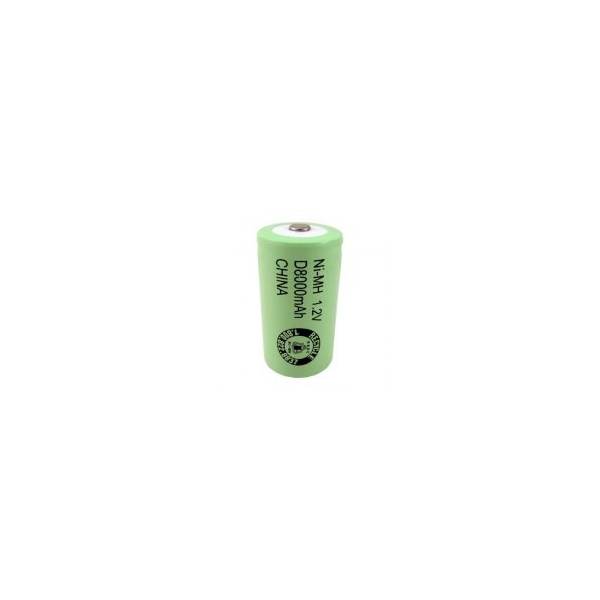 Pile LR20 / D rechargeable 8000 mAh - 1,2V - Evergreen