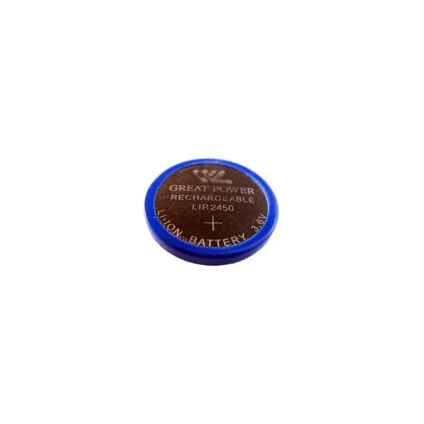 Button cell battery Li-Ion LIR 2450 - 3,6V