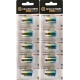 10 x Alkaline battery 4LR44 / A544 / PX28 - 6V Cellectron