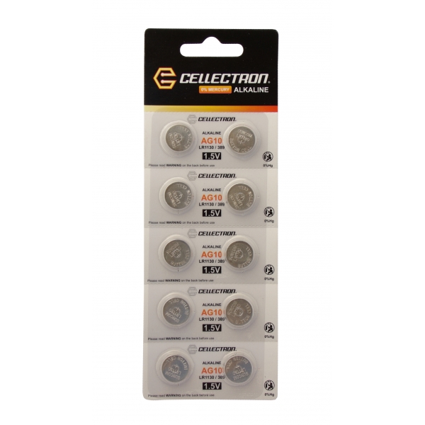 Cotchear 10pcs AG10 Button Cell Batteries LR1130 Button Cell Battery 389  SR54 189 SR1130 LR54 Batteries LR1130 Batteries for Watch Toys Remote