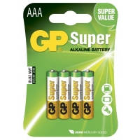 Alkaline battery 4 x AAA / LR03 - 1,5V - GP Battery