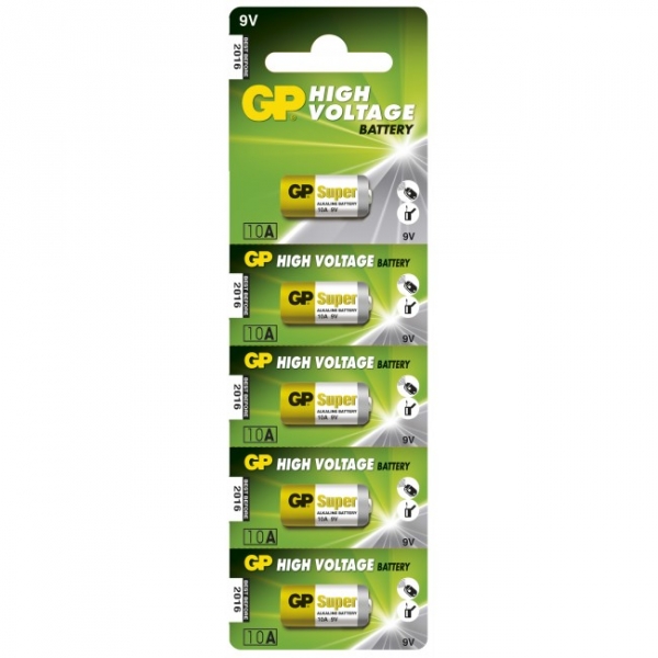 Alkaline battery 5 x 10A / L1022 - 9V - GP Battery