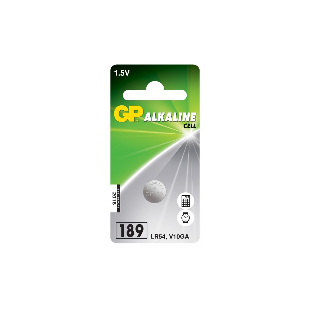 Alkaline button cell battery 1 x GP 189 / LR54 / V10GA - 1,5V - GP Battery