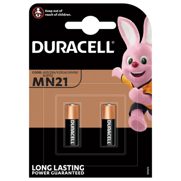 Duracell 23A for car remote control x 2 batteries