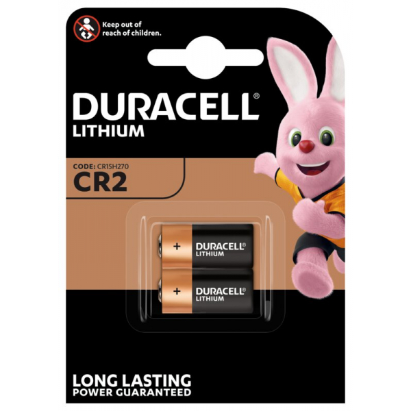 Duracell CR2 Photo Lithium x 2 batteries