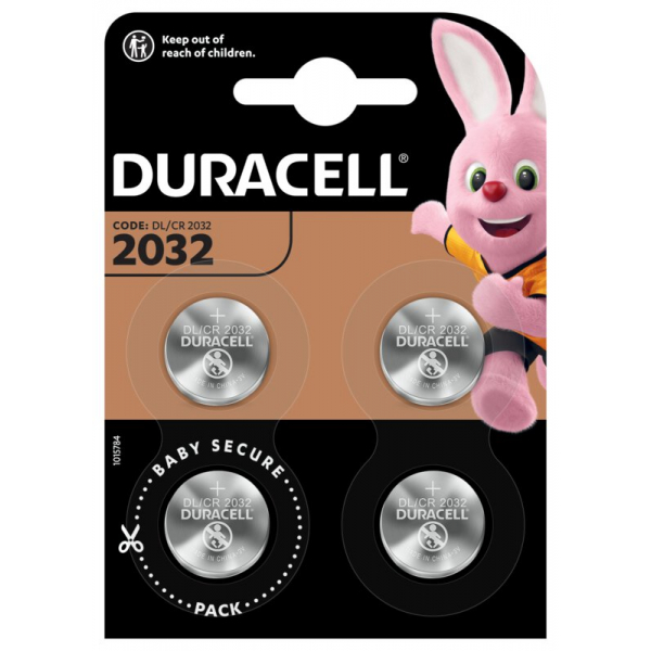 Duracell Duralock CR2032 Coin Cell - Single Piece