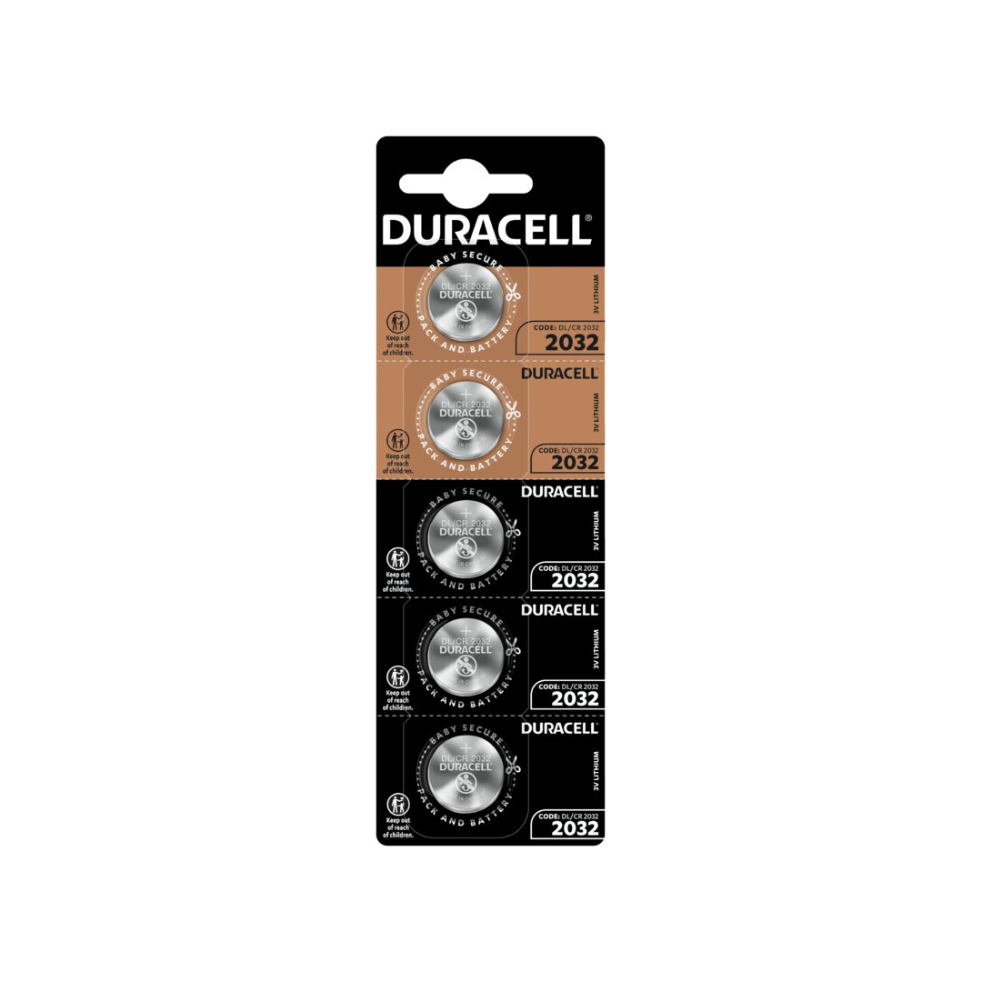 Duracell 2032 Duralock CR2032 Lithium Batteries 4 Pack 