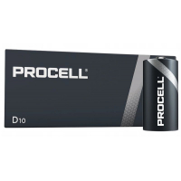 Duracell Procell LR20/D x 10 alkaline batteries