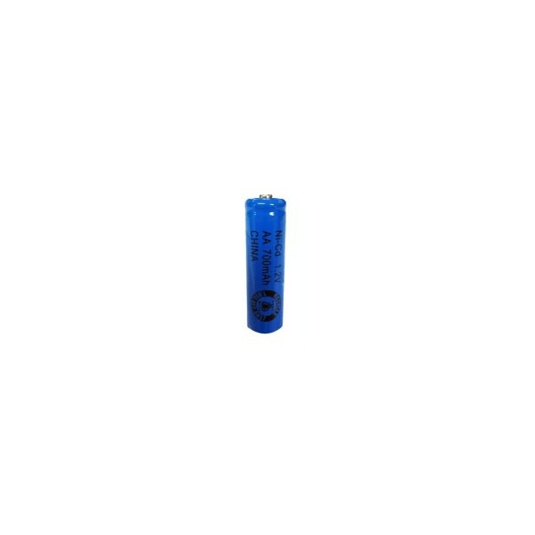NiCD battery AA 700 mAh button top - 1,2V - Evergreen