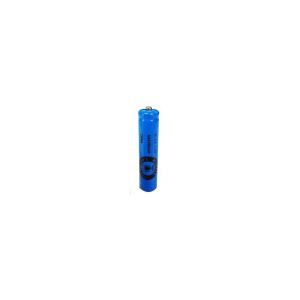 NiCD battery AAA 300 mAh button top - 1,2V - Evergreen