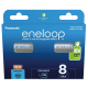 Panasonic Eneloop R03 / AAA 800mAh x 8 rechargeable batteries (blister)