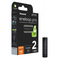 Panasonic Eneloop PRO NEW Ni-MH 930mAh R03/AAA x 2 rechargeable batteries (blister)