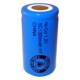 NiCD battery Sub C 1300 mAh flat head - 1,2V - Evergreen