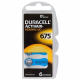 Duracell ActivAir 675 MF for hearing aids x 6 batteries