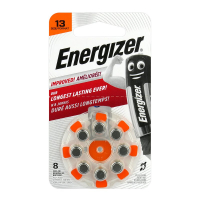 Energizer 13 for hearing aids x 8 batteries