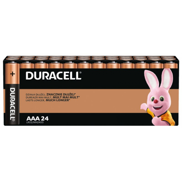 Duracell Basic LR6 AAA x 24 alkaline batteries