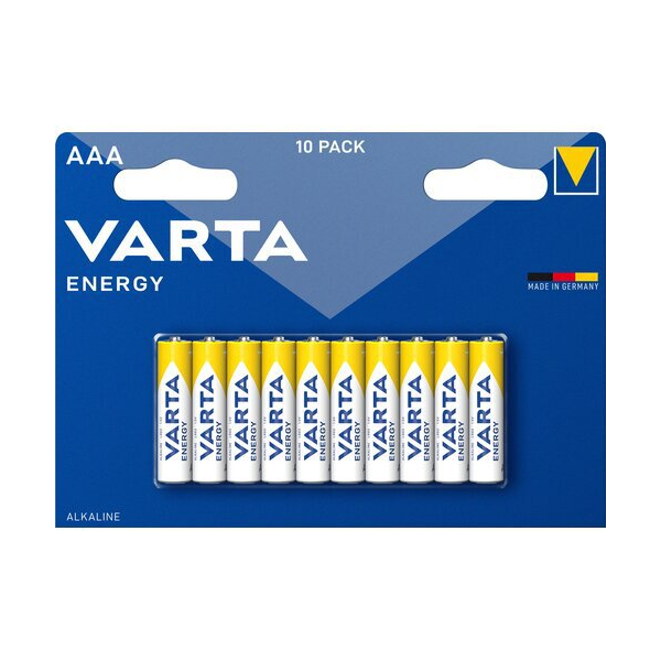 Varta ENERGY LR03/AAA x 10 batteries (blister)