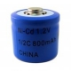 NiCD battery 1/2 C 800 mAh button top - 1,2V - Evergreen
