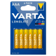 Varta LONGLIFE LR03/AAA x 6 batteries (blister)