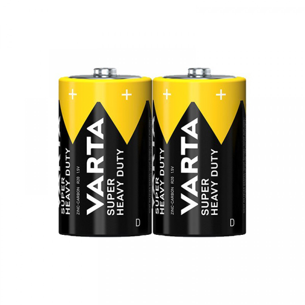 Varta SUPERLIFE / Super Heavy Duty LR20/D zinc-carbon x 2 batteries