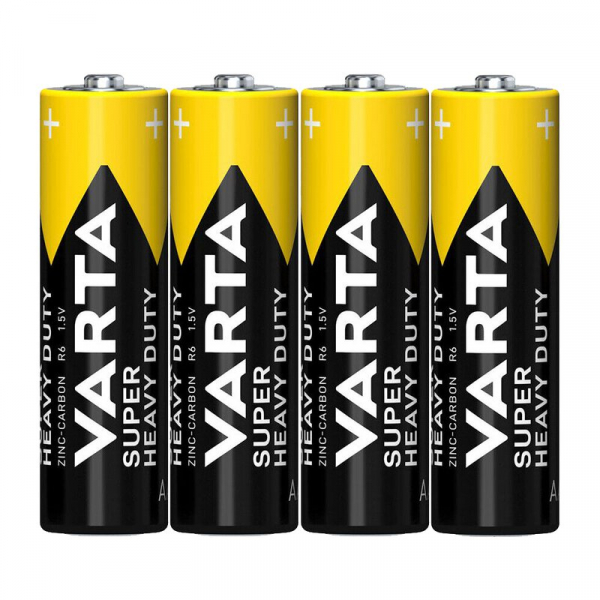 Varta SUPERLIFE / Super Heavy Duty LR6/AA zinc-carbon x 4 batteries