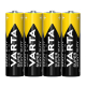 Varta SUPERLIFE / Super Heavy Duty LR6/AA zinc-carbon x 4 batteries