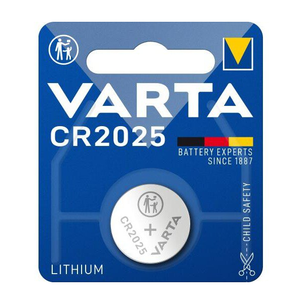 Varta CR2025 lithium x 1 battery (blister)