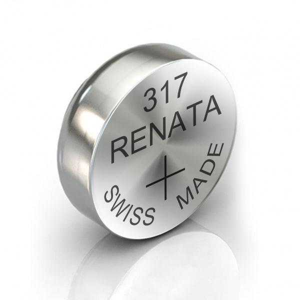 Renata 317 / SR516W / SR62 silver oxide x 1 battery