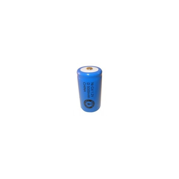 NiCD battery D 5000 mAh button top - 1,2V - Evergreen