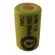 NiMH battery 2/3 A 1100 mAh flat head - 1,2V - Evergreen