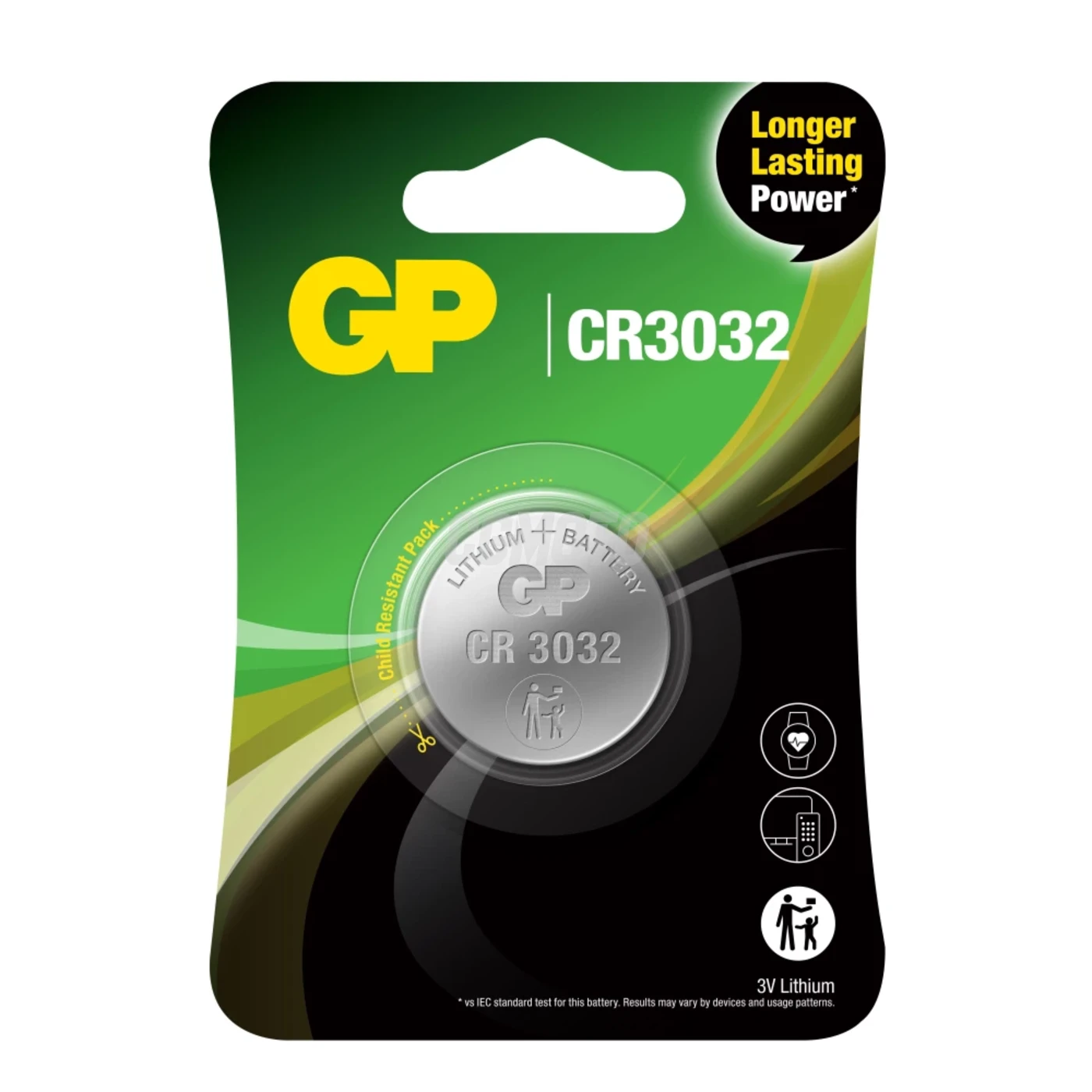 1 lithium button battery CR3032 3 V 1 lithium button battery CR3032 3 V