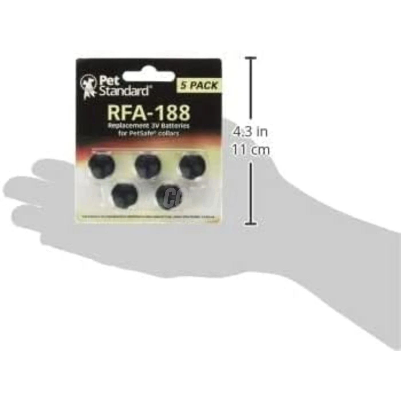 5 batteries for anti-bark collar RFA-188 3 V 5 batteries for anti-bark collar RFA-188 3 V