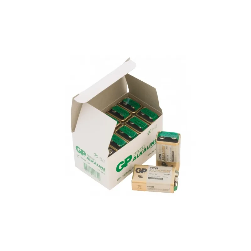 Alkaline battery 1 x 9V / 6LF22 SUPER - 9V - GP Battery