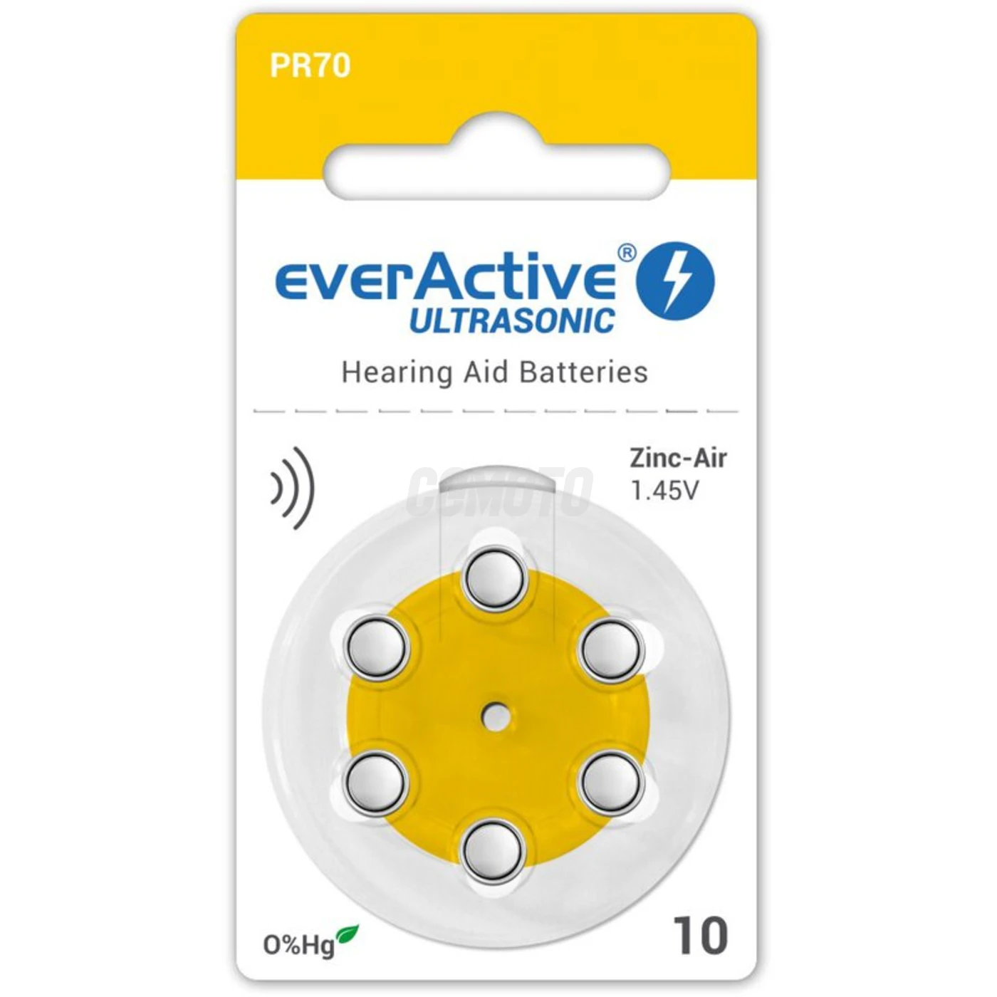 everActive ULTRASONIC 10 for hearing aids x 6 batteries everActive ULTRASONIC 10 for hearing aids x 6 batteries