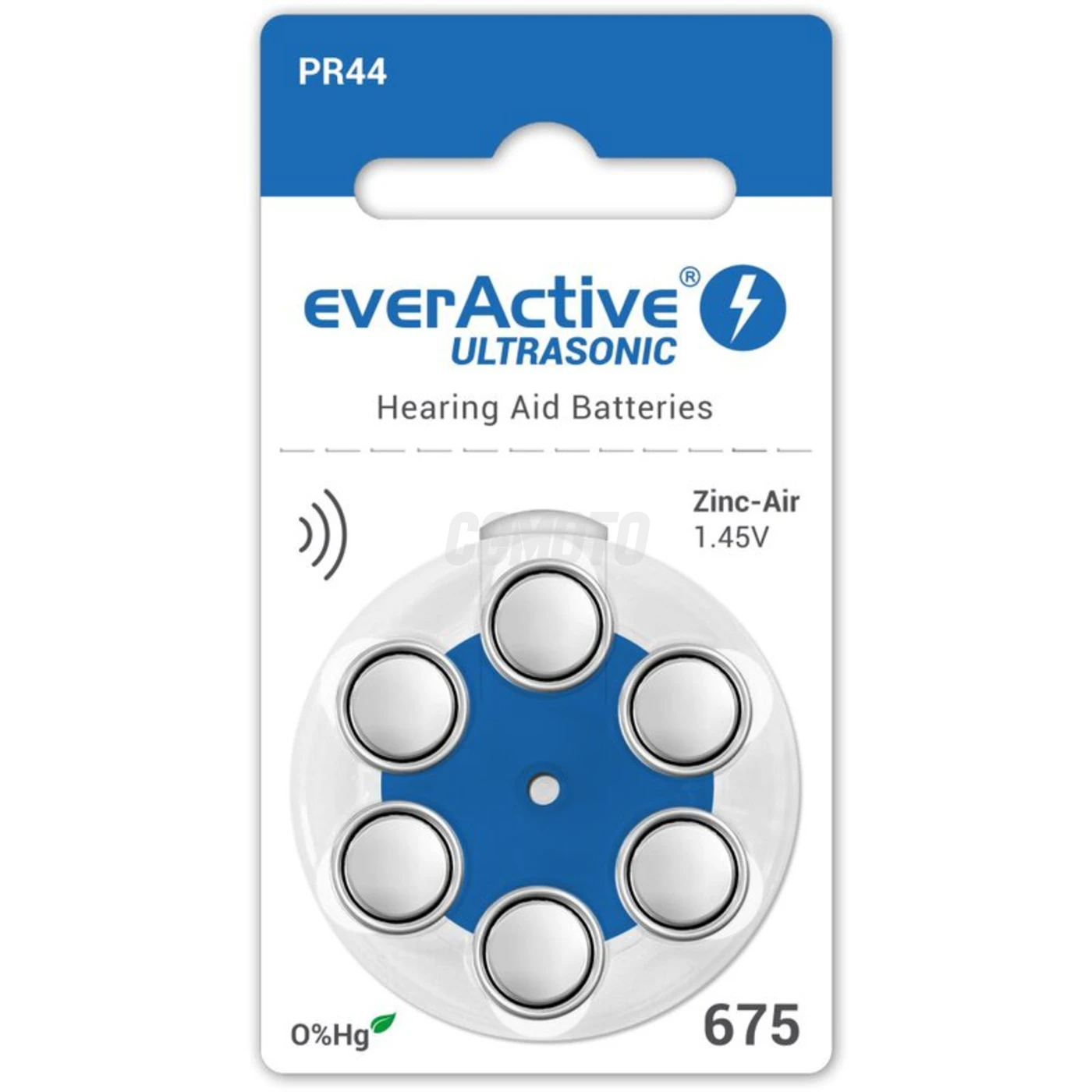 everActive ULTRASONIC 675 for hearing aids x 6 batteries everActive ULTRASONIC 675 for hearing aids x 6 batteries