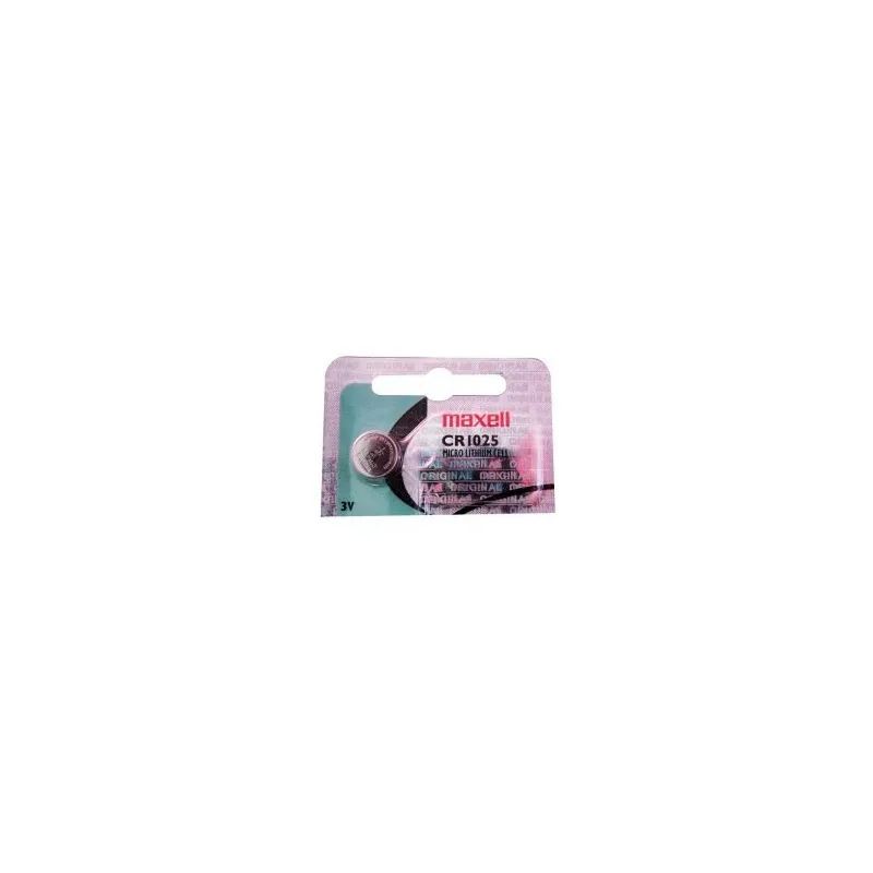 Lithium button cell battery CR1025 - 3V - Maxell