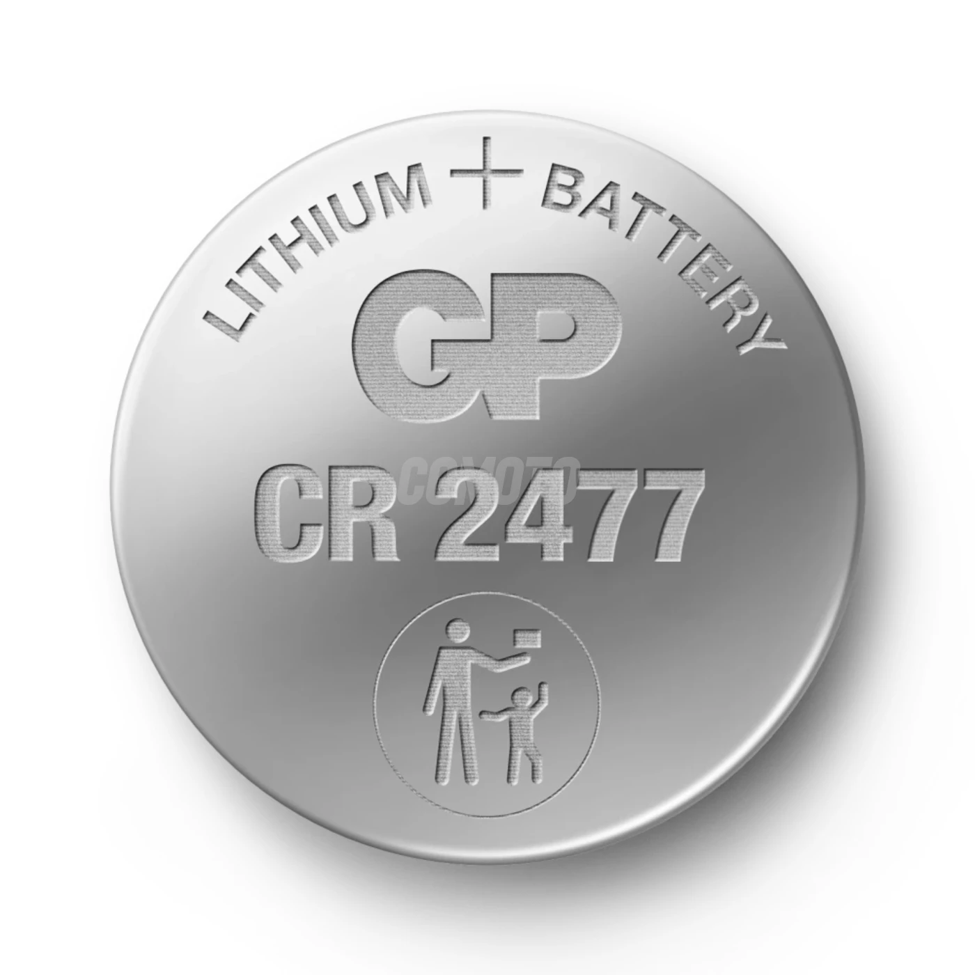 Lithium button cell battery CR2477 - 3V