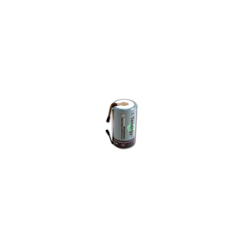 NiMH battery D 10000 mAh flat head with tabs - 1,2V - Tenergy NiMH battery D 10000 mAh flat head with tabs - 1,2V - Tenergy