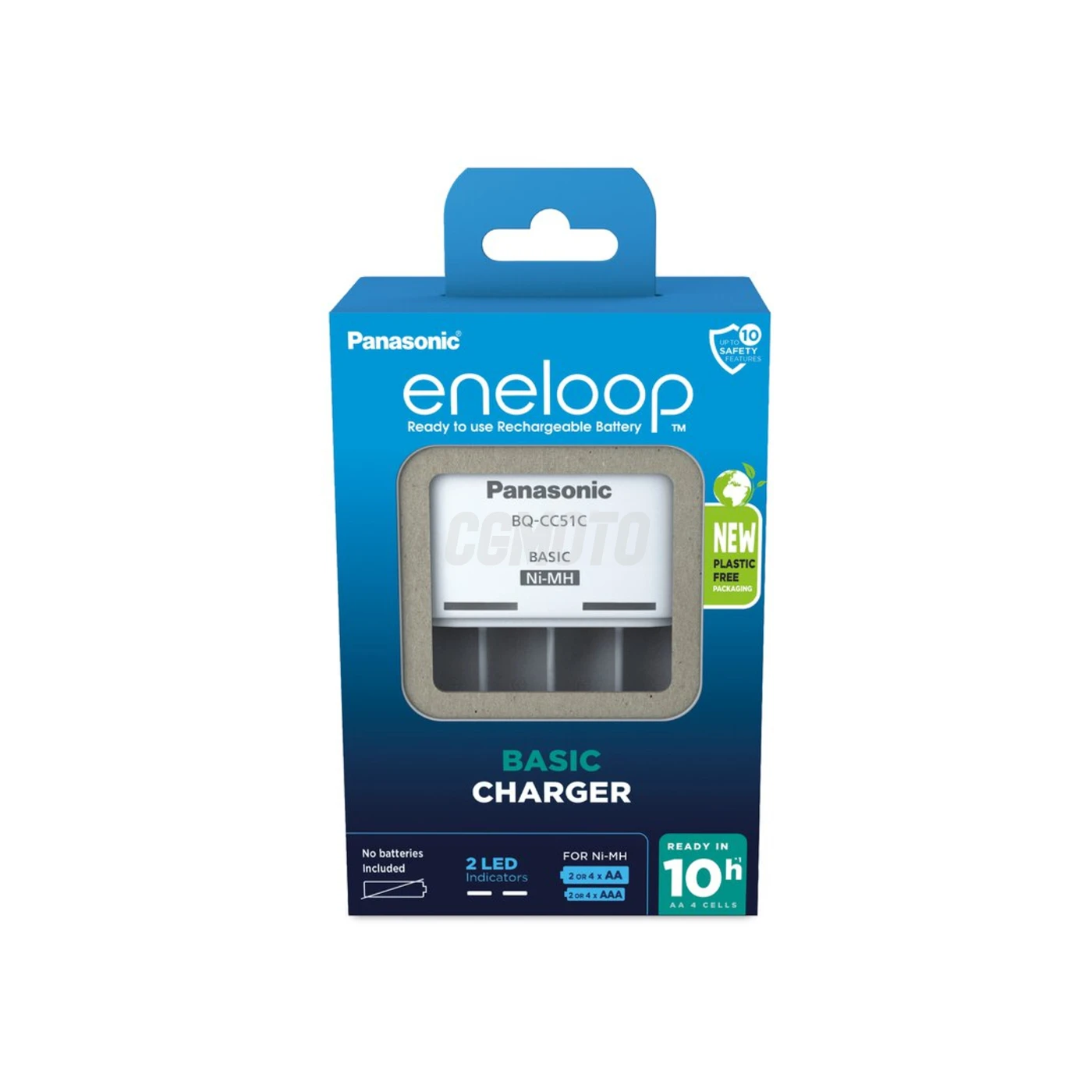 Panasonic Eneloop BQ-CC51 EKO rechargeable battery charger Ni-MH