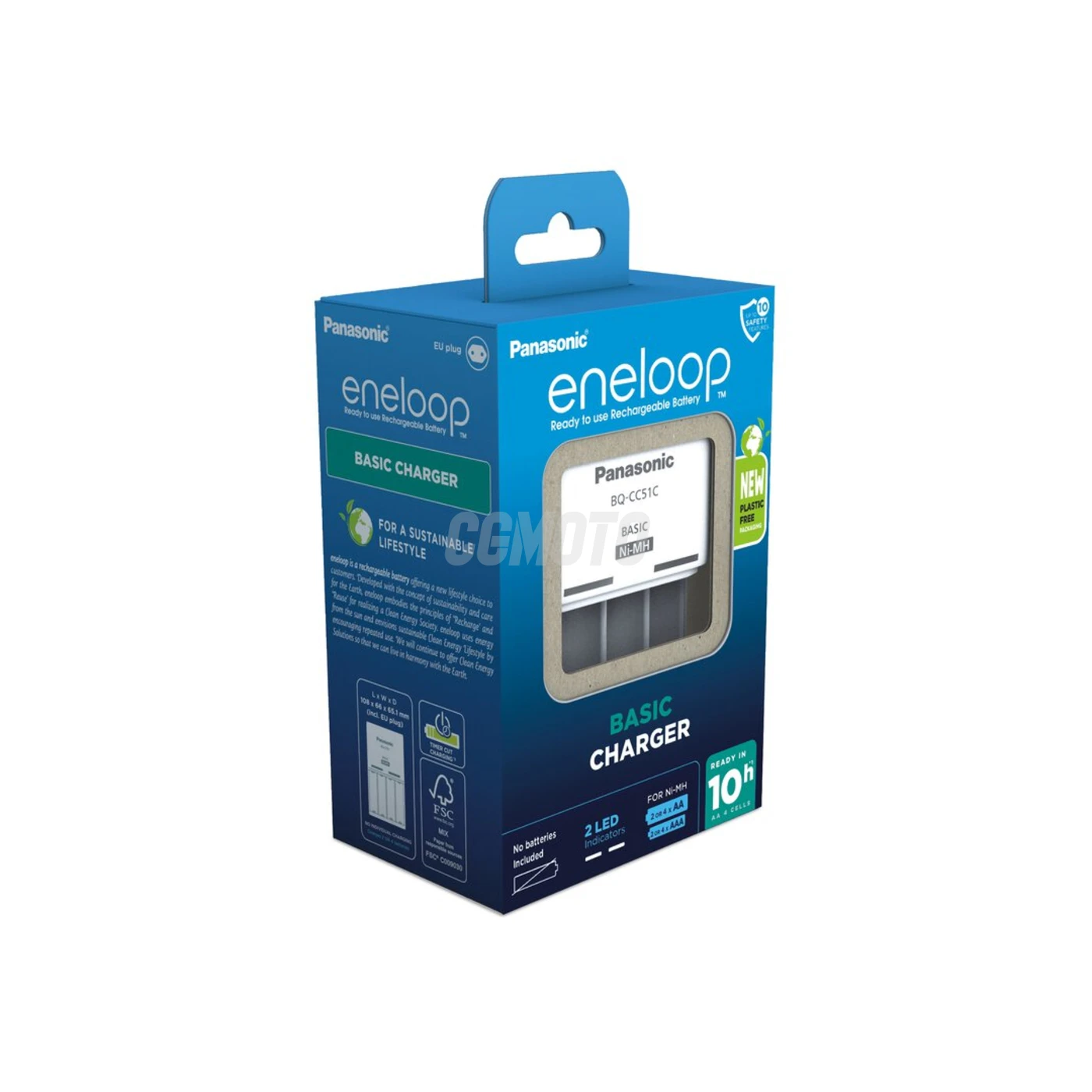 Panasonic Eneloop BQ-CC51 EKO rechargeable battery charger Ni-MH