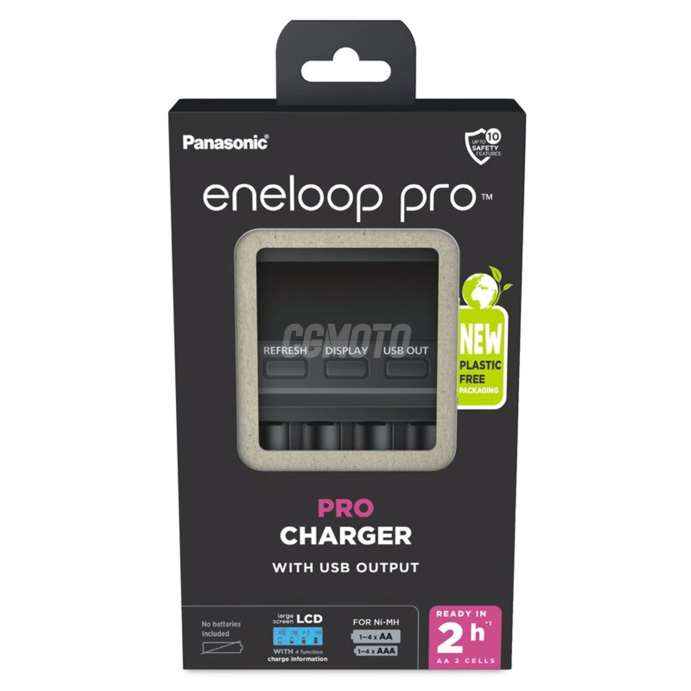 Panasonic Eneloop BQ-CC65 EKO rechargeable battery charger Ni-MH