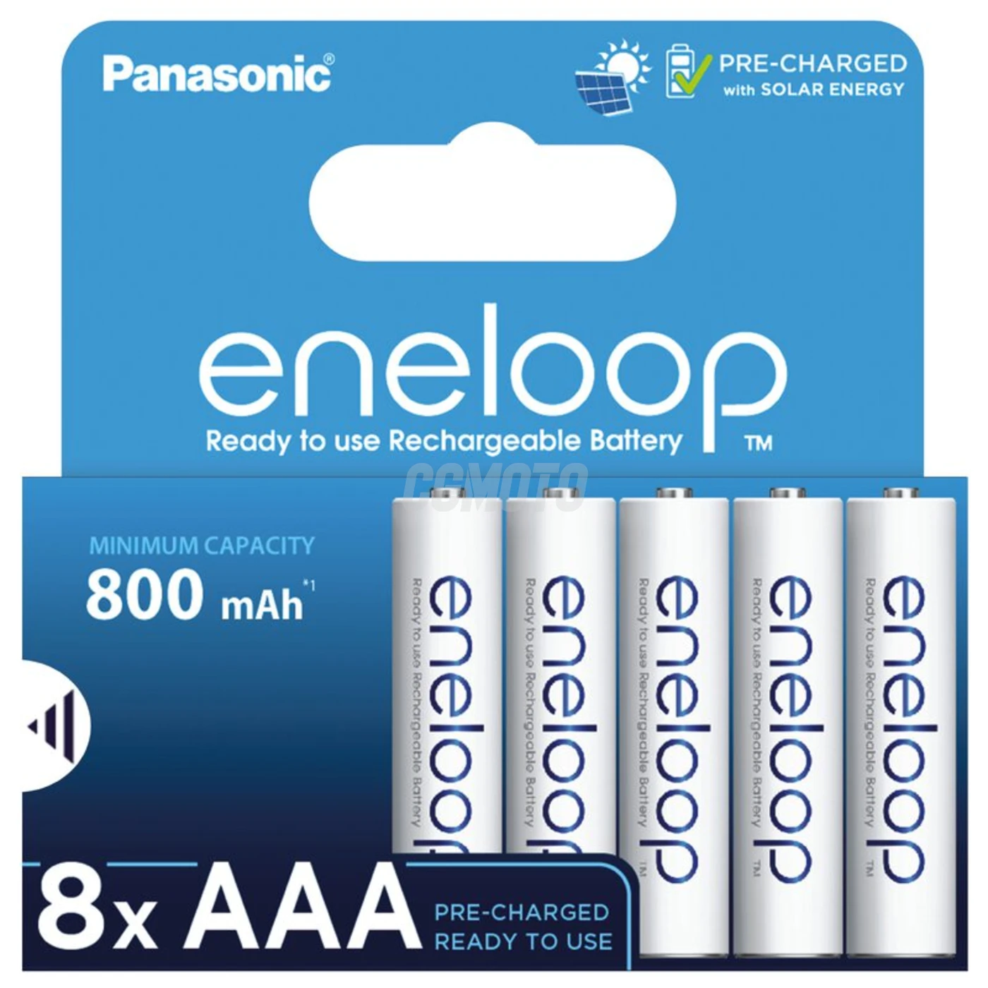 Panasonic Eneloop R03 / AAA 800mAh x 8 rechargeable batteries (blister) Panasonic Eneloop R03 / AAA 800mAh x 8 rechargeable batteries (blister)