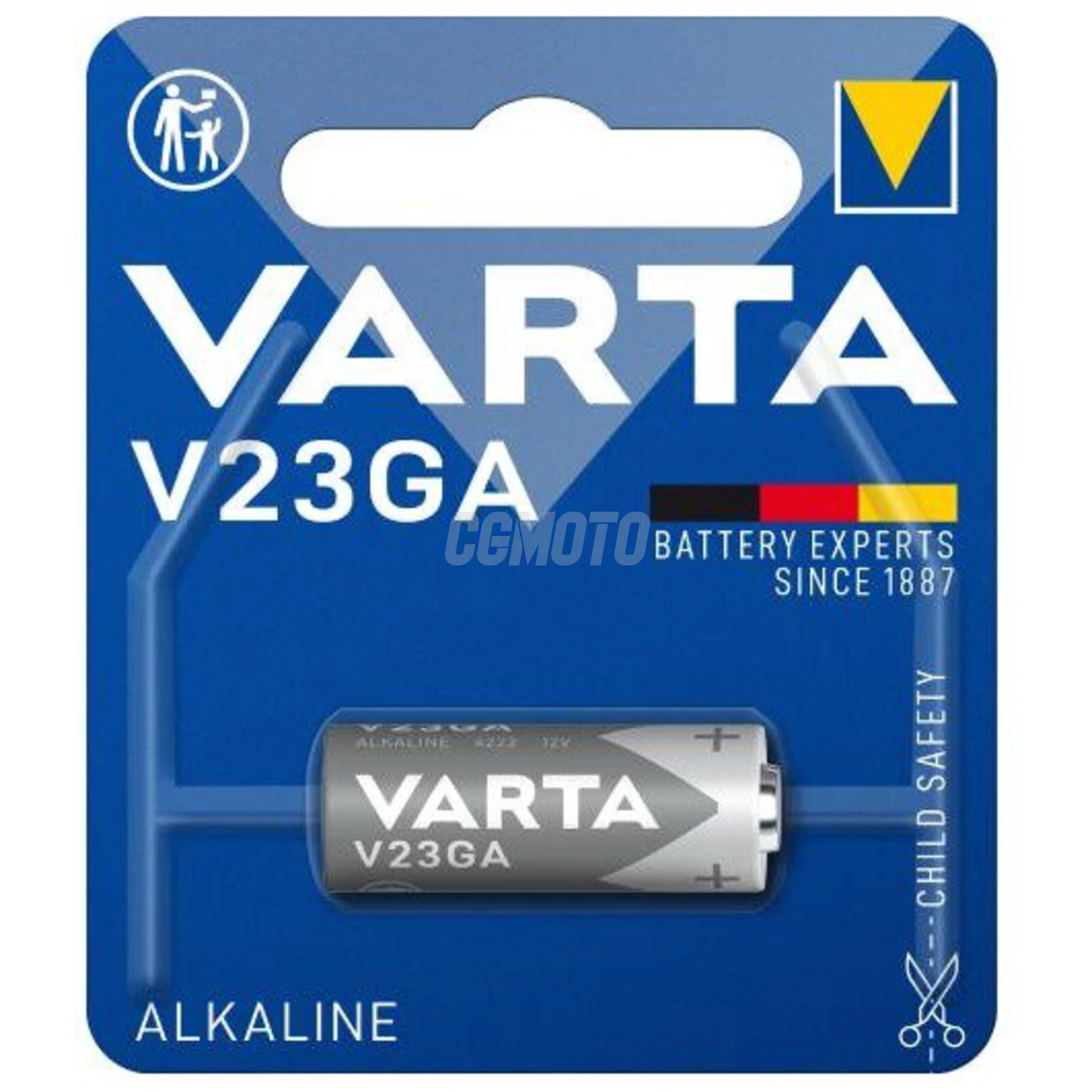 Varta 23A alkaline for car remote control x 1 battery (blister) Varta 23A alkaline for car remote control x 1 battery (blister)