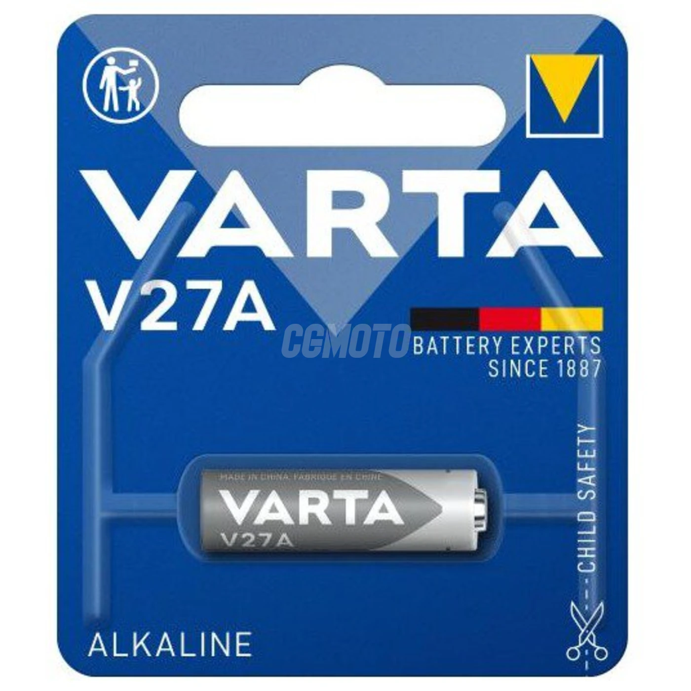 Varta 27A alkaline for car remote control x 1 battery (blister)