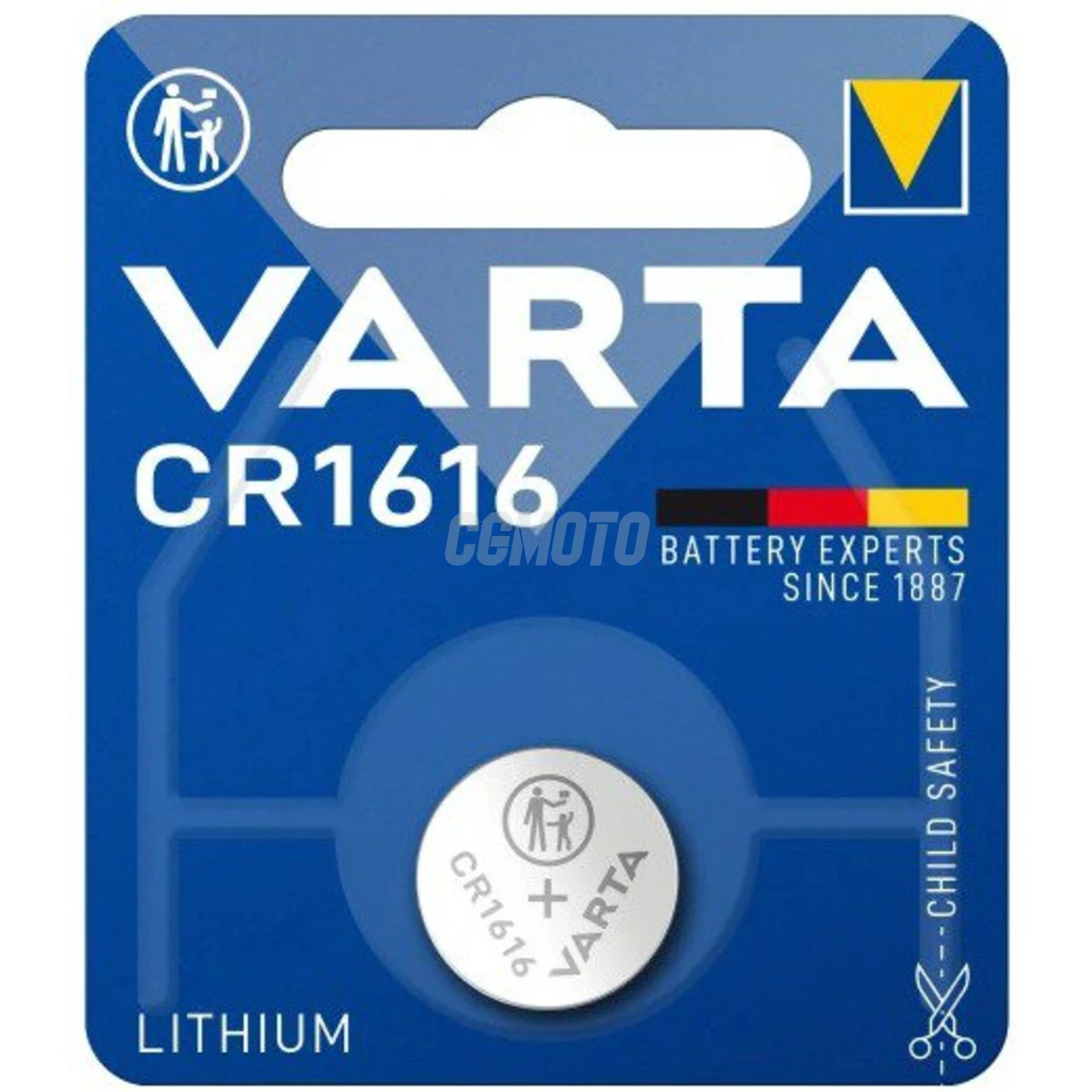 Varta CR1616 lithium x 1 battery (blister) Varta CR1616 lithium x 1 battery (blister)