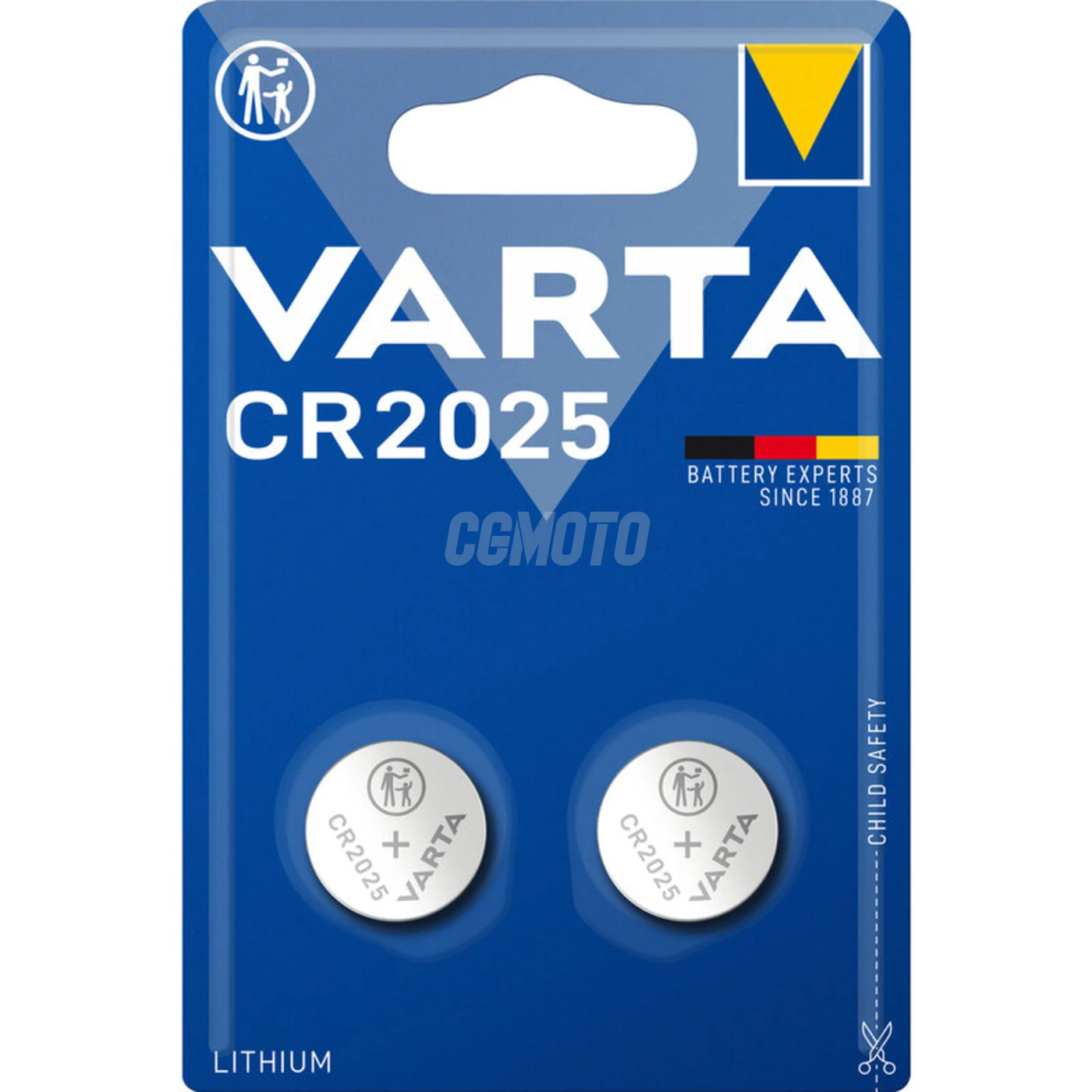 Varta CR2025 lithium x 2 batteries (blister)