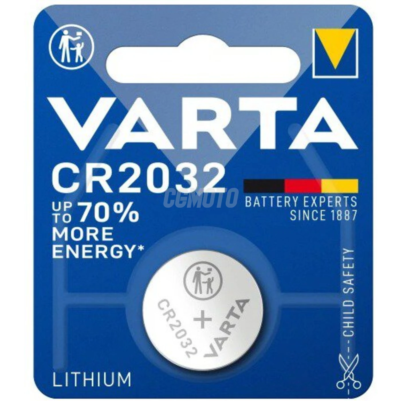 Varta CR2032 lithium x 1 battery (blister) Varta CR2032 lithium x 1 battery (blister)
