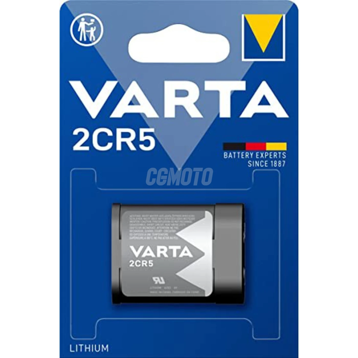 Varta lithium 2CR5 x 1 battery (blister)