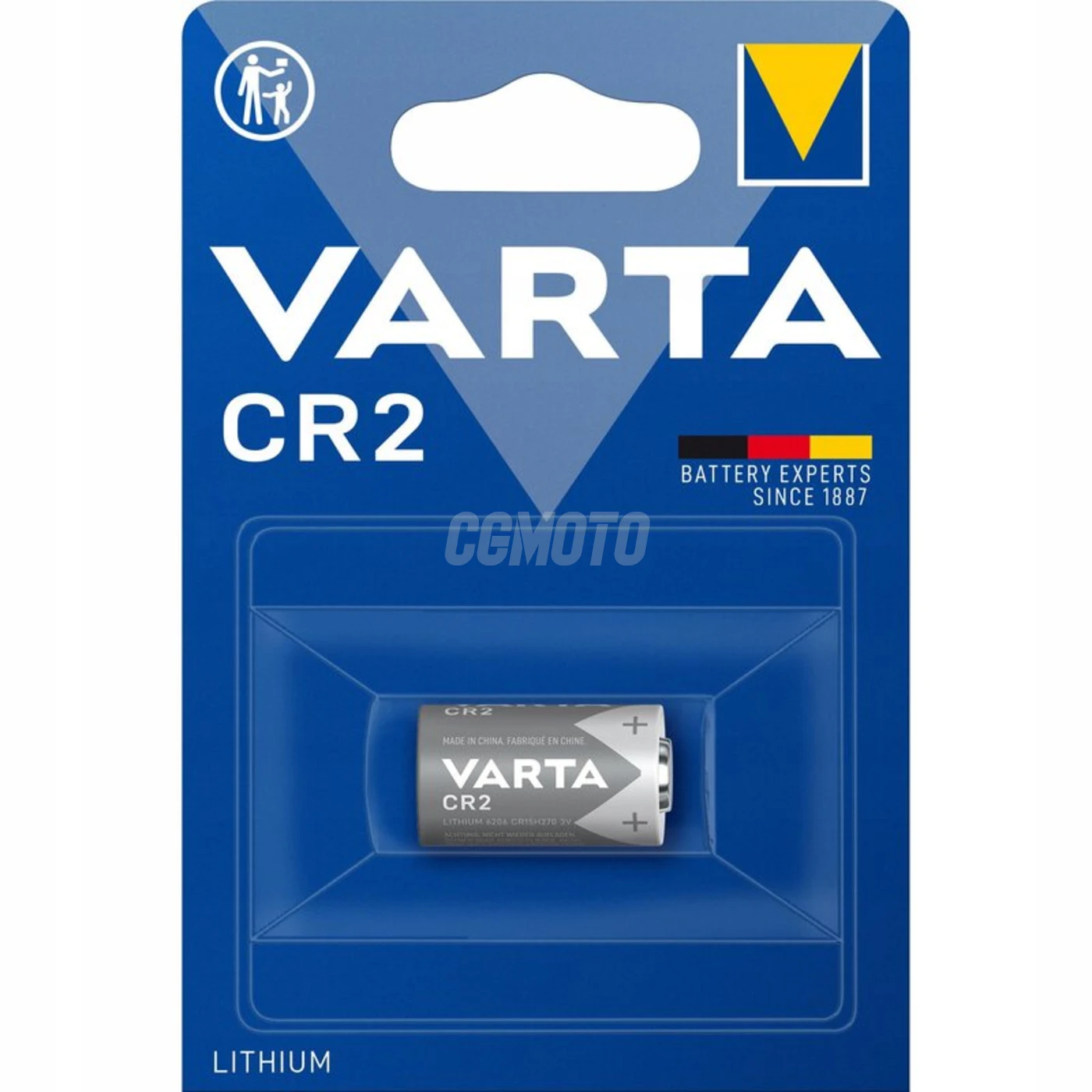 Varta lithium CR2 x 1 battery (blister) Varta lithium CR2 x 1 battery (blister)